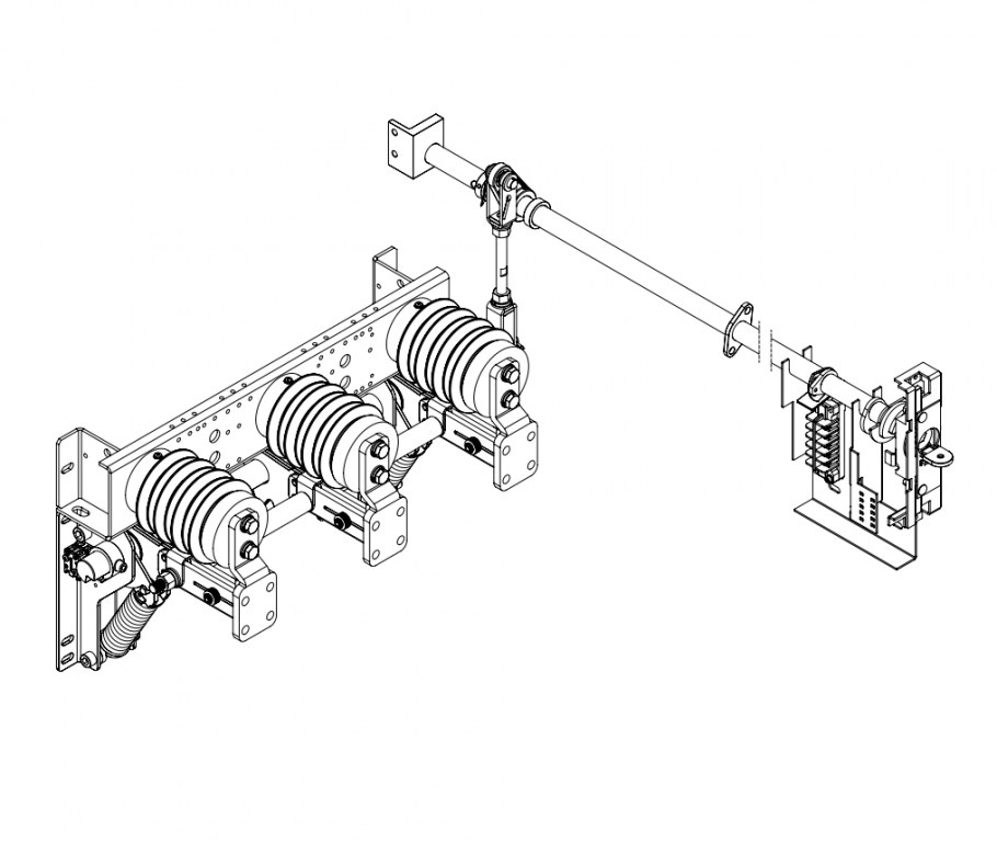 Привод заземлителя рычажный МС.363.010