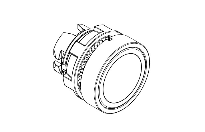 Корпус кнопки, LAY4-EA