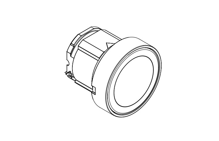 Корпус кнопки, LAY4-BA