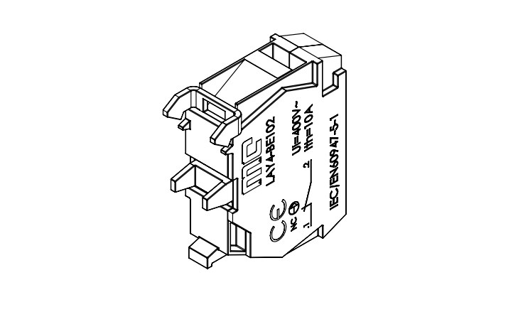 Контакт 1НЗ, LAY4-BE102